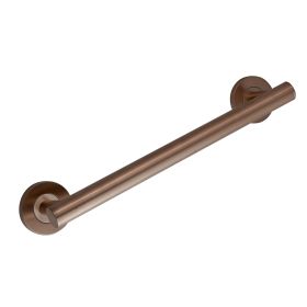 Just Taps Grab Bar 300mm Wide Brushed Bronze