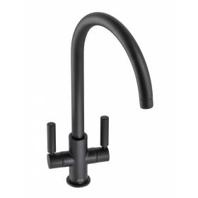 Abode Globe Monobloc Kitchen mixer Tap Matt Black