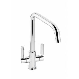 Abode Globe Quad Monobloc Kitchen mixer Tap Chrome