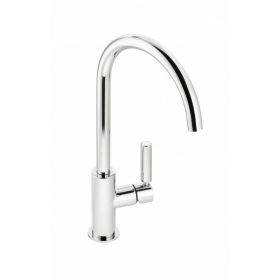 Abode Globe Single Lever Kitchen mixer Tap Chrome