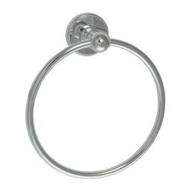 Just Taps Grosvenor Cross Towel Ring Chrome 