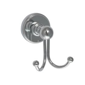 Just Taps Grosvenor Cross Chrome Robe Hook Chrome