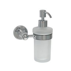 Just Taps Soap dispenser frosted glass Chrome