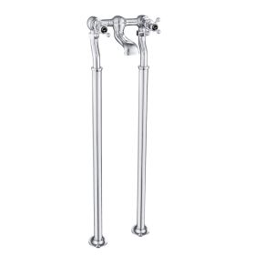 Just Taps Grosvenor Cross Floor Standing Bath Filler