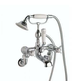Just Taps Grosvenor Pinch Wall Mounted Bath Shower Mixer