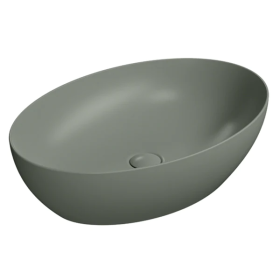 GSI Pura 60 x 42 Countertop Washbasin Oval-Matt Agave