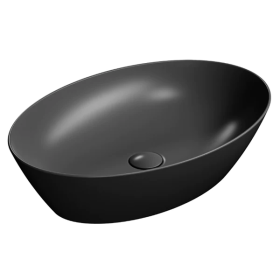 GSI Pura 60 x 42 Countertop Washbasin Oval-Matt Ardesia