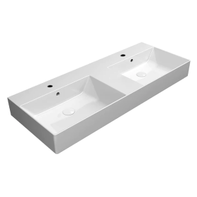 GSI Kube X 120 x 47 Double Washbasin-1 Taphole