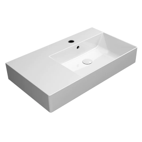 GSI Kube X 80 x 47 Washbasin Left Hand Ledge