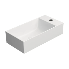 GSI Kube X 50 x 25 Washbasin Right Hand Ledge