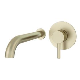 Eastbrook Heyford Wall Mounted Bath Filler Tap Brushed Brass