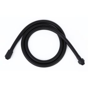 Just Taps Vos Metal Shower Hose 1.50m-Matt Black