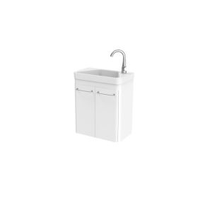 Saneux HYDE 50cm 2 door wall mounted unit - Matt White