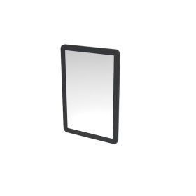 Saneux HYDE 55cm 1 door recessed electric mirror cabinet (LH) - Matt Anthracite