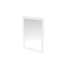 Saneux HYDE 55cm 1 door recessed electric mirror cabinet (LH) - Matt White