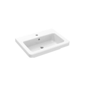 Saneux INDIGO 60x45cm washbasin 1TH - Gloss White