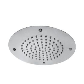 Just Taps Inox ceiling mounted overhead shower, 300mm-stainless steel