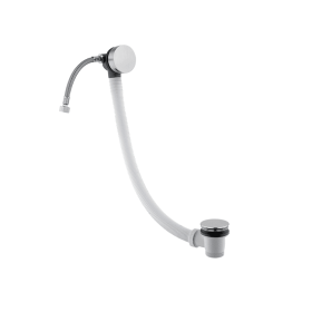 Just Taps Inox Brushed Stainless Steel Slim Click Clack Exofil Bath Waste