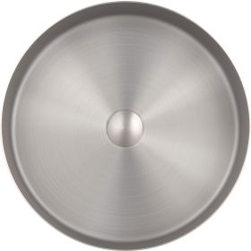 Just Taps Inox Brushed Stainless Steel Grade 316 Stainless Steel Counter Top Basin – Round