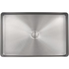 Just Taps Inox Brushed Stainless Steel Grade 316 Stainless Steel Counter Top Basin – square