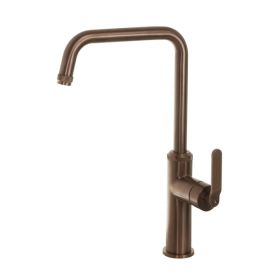 Just Taps Decor Brushed Bronze Single Lever Sink Mixer
