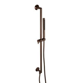 Just Taps KONO Slide rail with pencil shower handle and hose Brushed Bronze