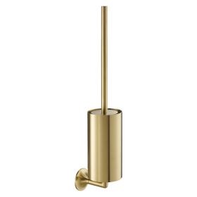 Just Taps KONO wall mounted Toilet brush holder Brushed Brass