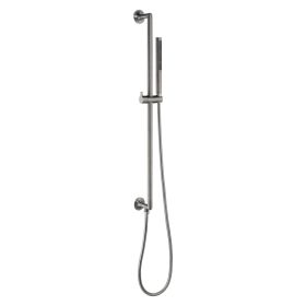 Just Taps KONO Slide rail with pencil shower handle and hose Brushed Black