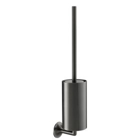 Just Taps KONO wall mounted Toilet brush holder Brushed Black
