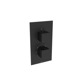 Saneux TOOGA 1 way thermostatic shower valve kit - Matt Black