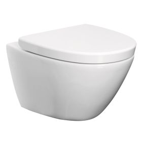 Just Taps Lavavo Wall Hung Toilet Rimless, Including Toilet Seat