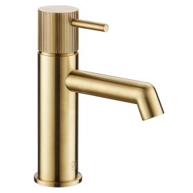 Just Taps Evo Single lever basin mixer Brushed Brass