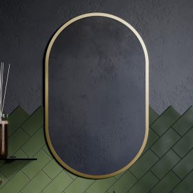 Origins Living Docklands Capsule Mirror Brushed Brass