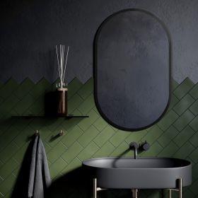 Origins Living Docklands Capsule Mirror Black