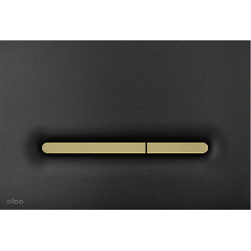 Alca Linka flush plate - matt black/matt gold