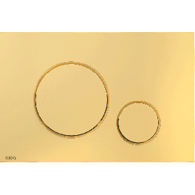 Alca Thin Flush Plate (Round) - Gold