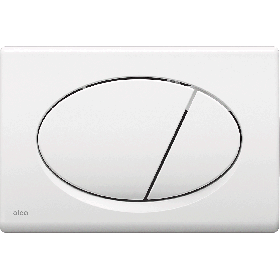 Alca Flush Plate (Oval) - Matt Chrome