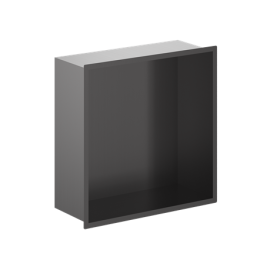 Crosswater Non Lit Shower Niche 305 x 305mm-Slate