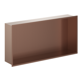 Crosswater Non Lit Shower Niche 610 x 305mm-Brushed Bronze