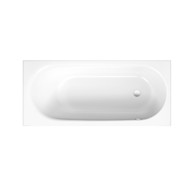 Bette Comodo with side overflow 1800×800mm foot end right/overflow front, Rectangular Bathtub White