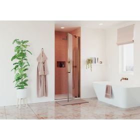 Crosswater Optix 10 Pivot Door Brushed Bronze 900mm