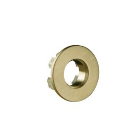 Just Taps Vos Overflow Cover for Pace Basin-Brushed Brass 