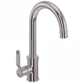 Perrin & Rowe Armstrong Single Lever Textured Kitchen mixer Tap Pewter 