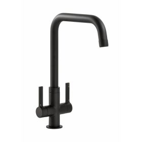 Abode Pico Quad Monobloc Kitchen mixer Tap Matt Black