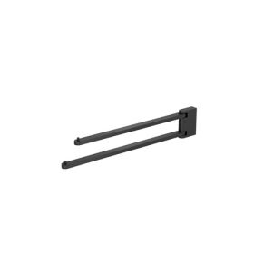 Crosswater MPRO 2 Swivel Towel Rail-Matt Black