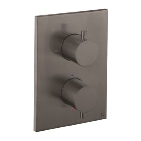 Crosswater MPRO Crossbox 2 Outlet Valve Trimset Slate