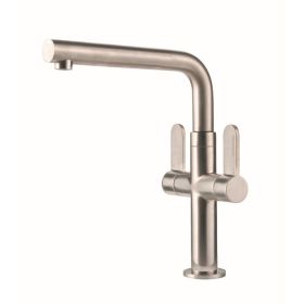 Clearwater Pulsar Monobloc Kitchen mixer Tap Brushed Nickel