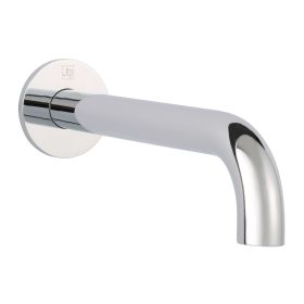 Just Taps Florence Basin Spout With Wall Flange, 240mm