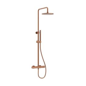 Crosswater Central Thermostatic Multifunction Shower Kit-Brushed Bronze