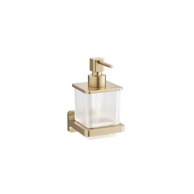 Crosswater Rotar Soap Dispenser-Brushed Brass